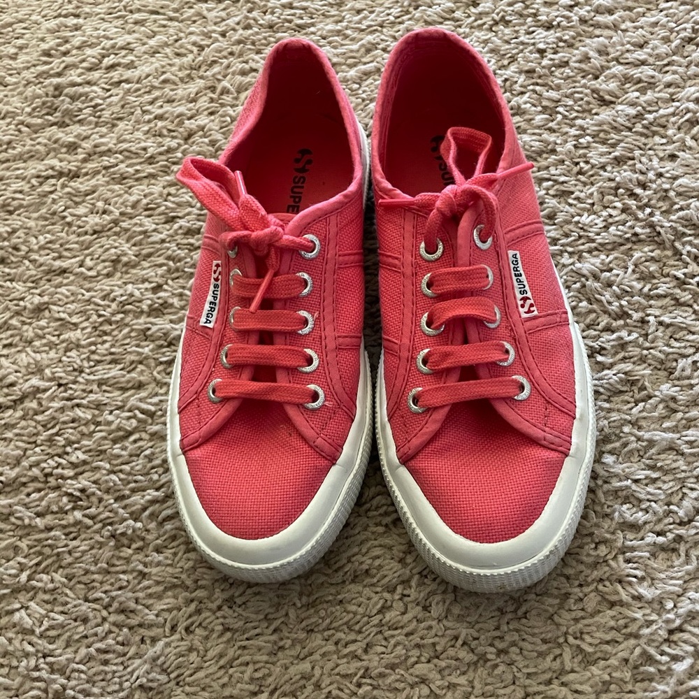 Superga, Italian brand shoes, similar to converse, size 6.